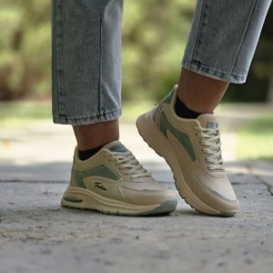 حراج عالی کفش اسپرت زنانه دخترانه  مدل فشیون خااااص رنگ کرم سبز  باارسال رایگان