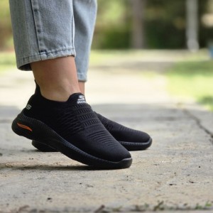 فروش جذاب  کفش اسپرت زنانه و دخترانه  جورابی مدل اسکیچرز شیک و دلبر رنگ طوسی باارسال رایگان