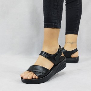 کفش صندل تابستانه زنانه دخترانه مدل طبی جدید رنگ مشکی