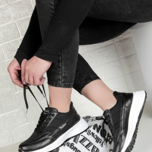 کفش کتونی اسپرت دخترانه زنانه مدل MLP رنگ مشکی زیره سفید