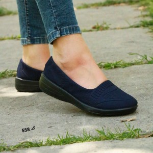 کفش طبی و  پیاده روی زنانه رنگ سورمه ای