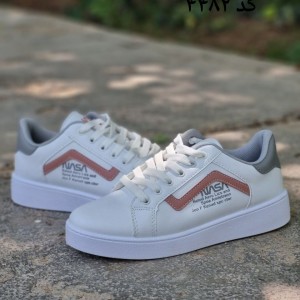 کفش اسپرت ونس دخترانه خااااص مدل  ناسا سفیدگلبهی