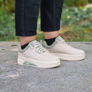 کفش اسپرت زنانه دخترانه جدید با طراحی عالی کرم سبز