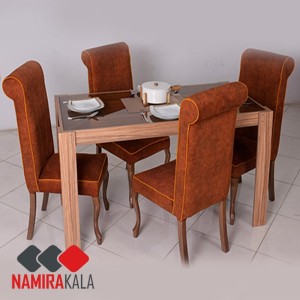 خرید اقساطی میز ناهارخوری برنادت مدل1-69 و صندلی مدل 10-69