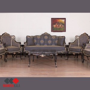 خرید اقساطی مبلمان سلطنتی (استیل) 9 نفره مدل مانلی 24-1001