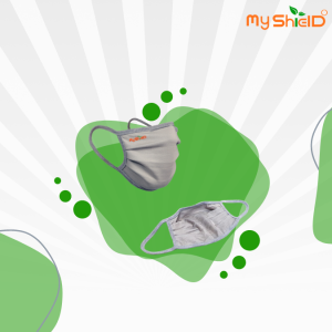 ماسک آنتی وایرال مای شیلد مدل تک لایه با الیاف نقره (سایز بزرگسال،نوجوان،کودک)