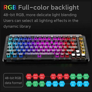 کیبورد گیمینگ مکانیکی بی سیم شارژی شیائومی