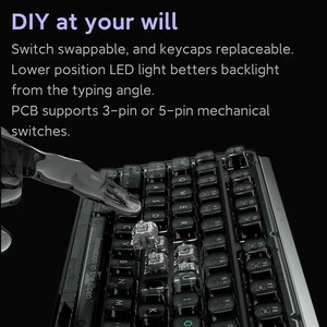 کیبورد گیمینگ مکانیکی بی سیم شارژی شیائومی