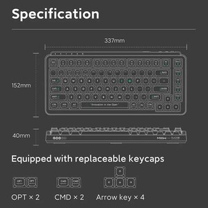 کیبورد گیمینگ مکانیکی بی سیم شارژی شیائومی