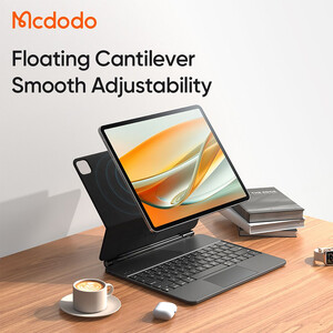 کیفیت کاور کتابی هوشمند مگنتی کیبورد دار آیپد  پرو 12.9 و 13 اینچ مک دودو