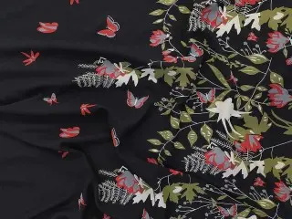 پارچه مانتو حاشیه دار  در ساری مازندران
