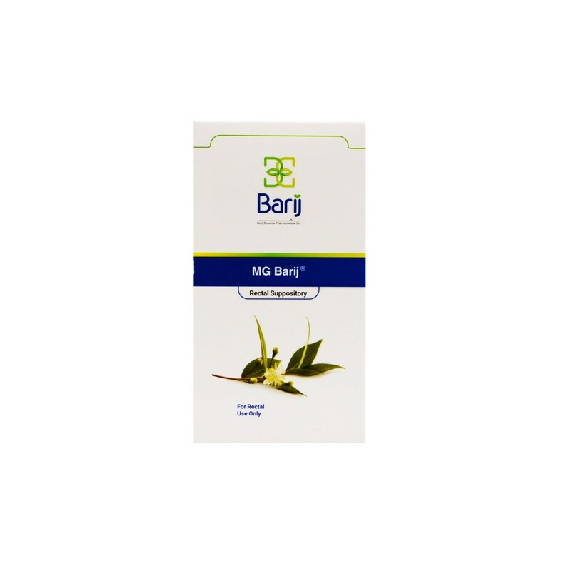 شیاف مقعدی ام جی باریج اسانس