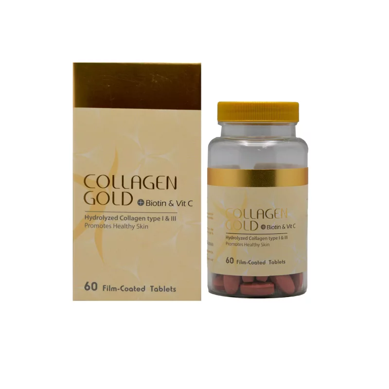 قرص کلاژن گلد بیوتین و ویتامین سی (Collagen gold)