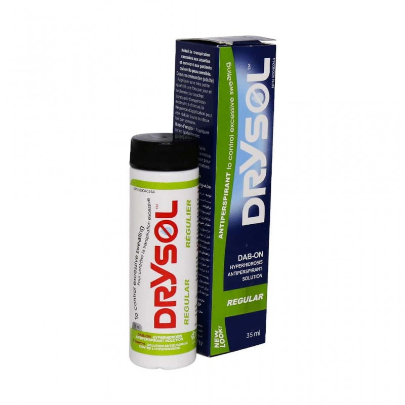 ضد تعریق مخصوص پوست حساس رگولار درایسول 35 میلی لیتر
