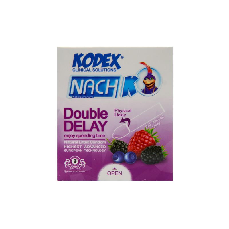 کاندوم 3 عددی کدکس (مدل Double DELAY)