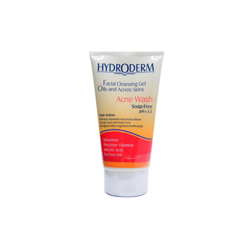 ژل شستشوی صورت پوست چرب و جوشدار هیدرودرم