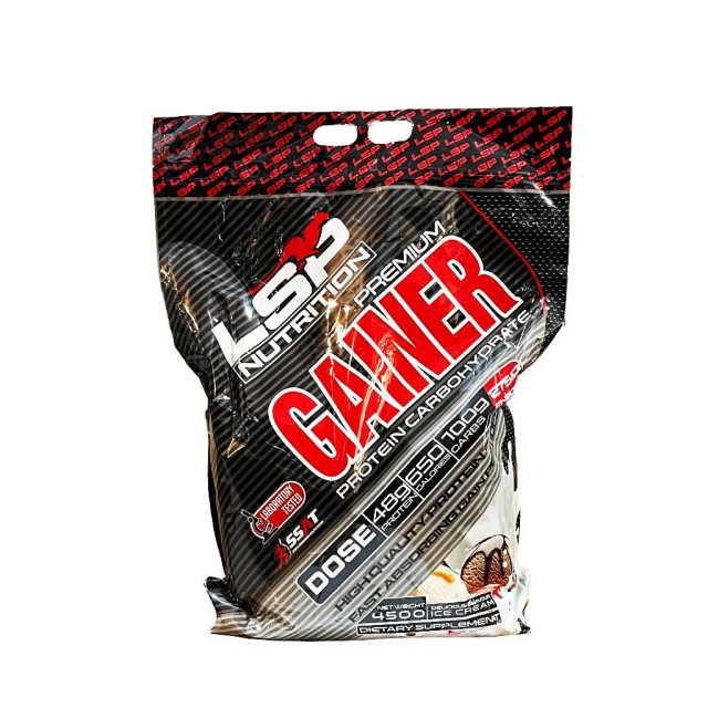 پودر گینر پرمیوم 4500 گرمی ال اس پی نوتریشن (کیسه ای)