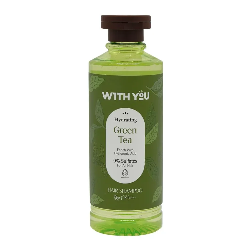 شامپو موی سر آبرسان چای سبز و هیالورونیک اسید ویت یو