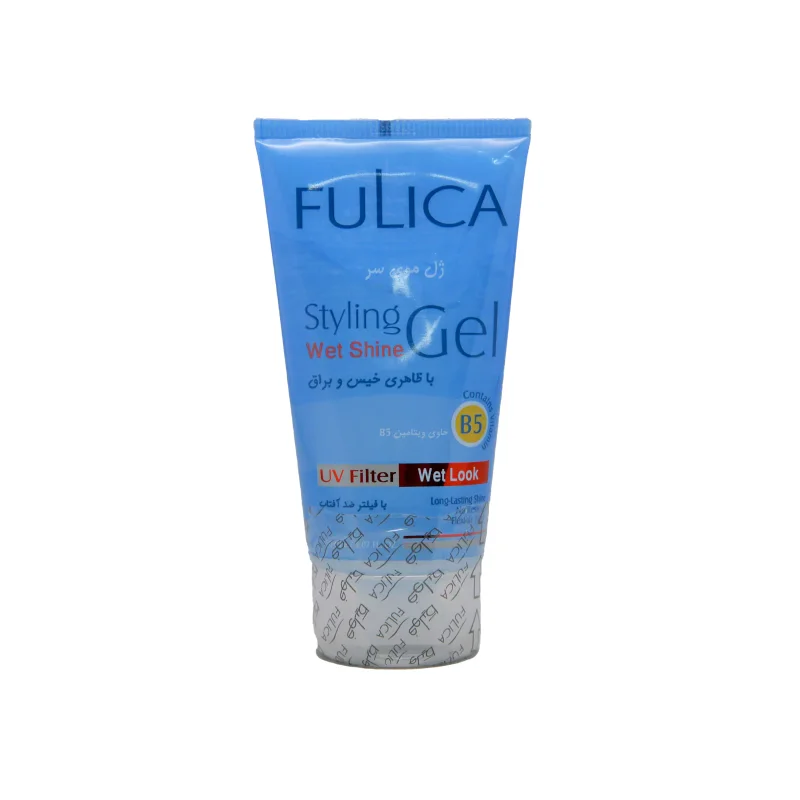 ژل موی سر فولیکا (با ظاهری خیس و براق)
