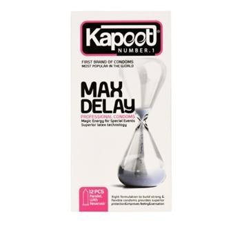 کاندوم تاخیری 12  عددی کاپوت (مدل Max Delay)