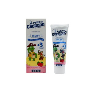 خمیر دندان کودکان کاپیتانو +3 (با طعم توت فرنگی)
