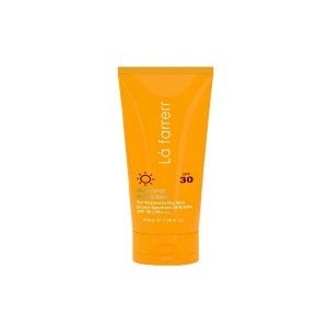 کرم ضد آفتاب و ضد لک بی رنگ پوست معمولی تا خشک لافارر SPF 30