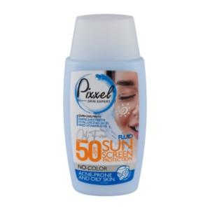 کرم ضد آفتاب پوست چرب و جوشدار بی رنگ  پیکسل (SPF50)
