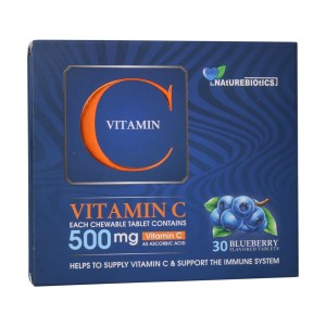 قرص جویدنی ویتامین C 500 میلی گرم نیچر بایوتیکس 30 عدد