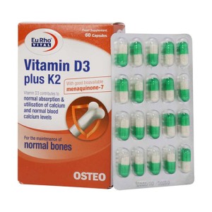 EurhoVital Vitamin D3 + K2 60 Capsules 2