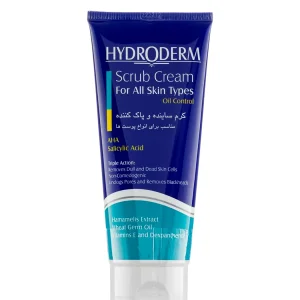 کرم ساینده و پاک کننده انواع پوست هیدرودرم حجم 200 میلی لیتر | Hydroderm Scrub Cream For All Skin Types 200ml