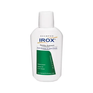 شامپو ضد ریزش موی گزنه ایروکس موهای چرب تا معمولی 200 گرم |  Irox Anti Hair Loss With Nettle Extract Sahmpoo 200 gr