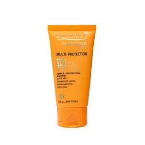 کرم ضدآفتاب رنگی مولتی پروتکشن SPF50 دکتر ژیلا 50 گرم |  Doctor Jila Tinted Sunscreen Cream Multi Protection SPF50 50 gr