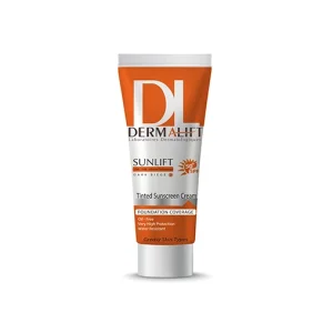 کرم ضد آفتاب رنگی درمالیفت پوست چرب شماره2 Spf50 40 میلی لیتر | Dermalift Sunlift Light Beige2 Spf50 40ml