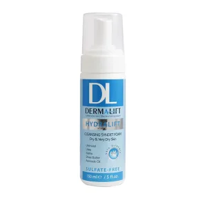 فوم شستشوی صورت درمالیفت هیدرالیفت پوست خشک و معمولی ۱۵۰ میلی لیتر | Dermalift Hydralift Cleansing Syndet Foam 150ml