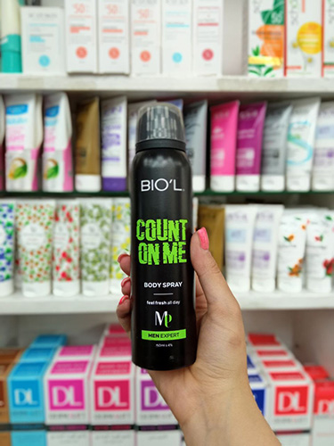 Biol Count On Me Body Spray For Men 150 ml 3