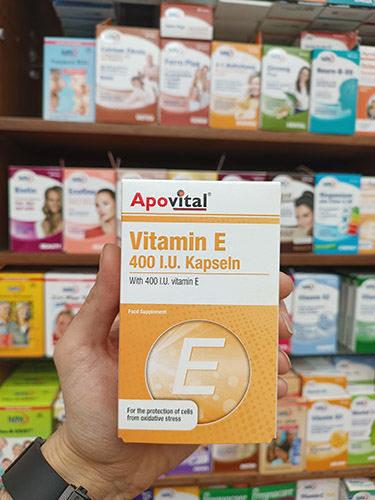 Apovital Vitamin E 400 40 Caps 4