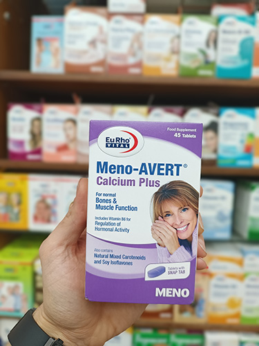 Eurho Vital Meno Avert Calcium Plus 45 Tabs 4