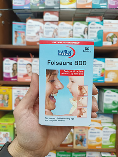 EurhoVital Folic Acid 60 Tabs 4