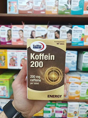 EuRhoVital Koffein 200 Mg 60 Tabs 3