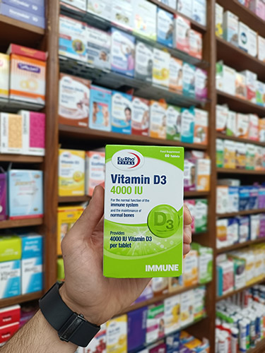 EurhoVital Vitamin D3 4000 IU 60 Tablets 3