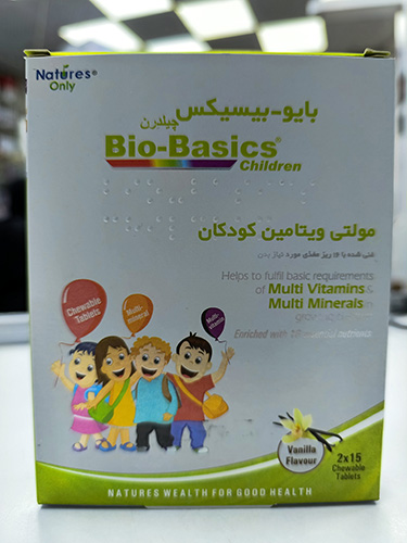 Natures only bio-basics Children Multi Vitamins 30 tabs 3