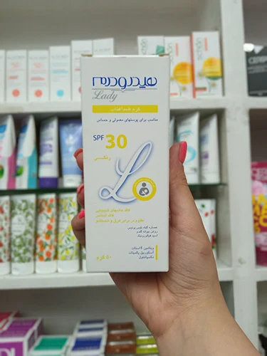 کرم ضد آفتاب لیدی Spf30 هیدرودروم 50 گرم  