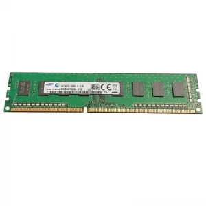 رم کامپیوتر DDR3 تک کاناله 1600 مگاهرتز CL11 سامسونگ مدل PC3-12800U ظرفیت 4 گیگابایت