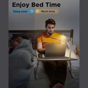 میز تحریر و لپ‌تاپ تا 17 اینچ دارای چراغ LED سایجی k8 تاشو و قابل حمل