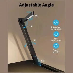 میز تحریر و لپ‌تاپ تا 17 اینچ دارای چراغ LED سایجی k8 تاشو و قابل حمل