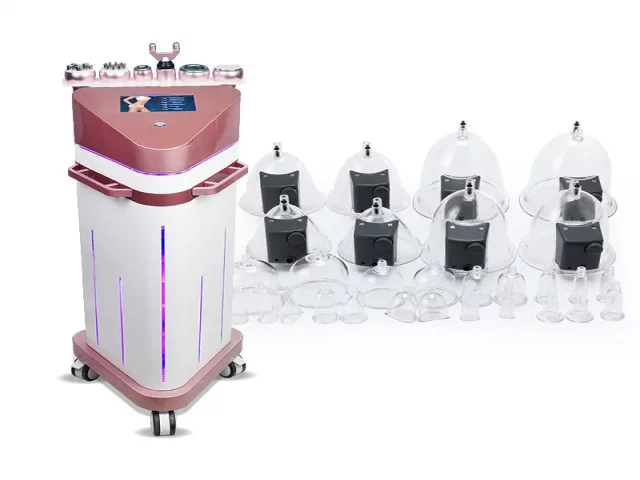 دستگاه کویتیشن و آر اف و ال پی جی و و وکیوم سینه و باسن پایه دار