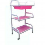 ترالی 3 طبقه شیشه ای