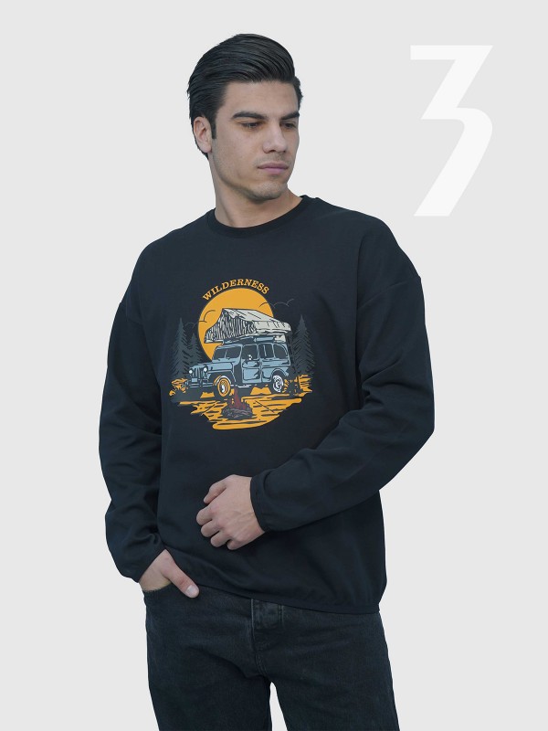 دورس مردانه کژوال مشکی طرحدار