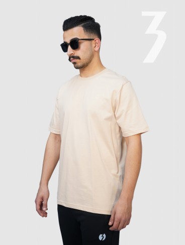 تیشرت مردانه کرم