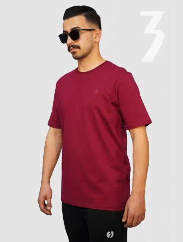تیشرت مردانه زرشکی